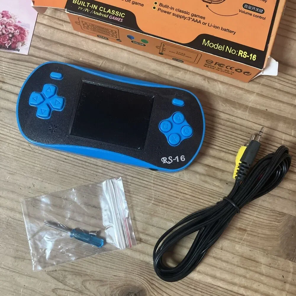 Handheld Classic Game Player for Kids Adults RS16 Portable Modded Controller
